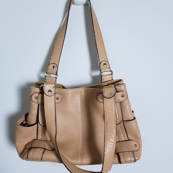 TIGNANELLO MUSTARD TOTE SATCHEL/HOBO - Picture 2 of 5